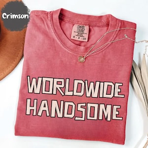 Comfort Colors Worldwide Handsome Shirt, Jin Concert T-Shirt 2025, Worldwide Handsome Tour Tee, BTS Jin Tour Shirt, RunSeokJin Kpop Merch