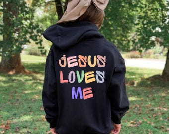 Jesus Loves Me Kids Hoodie, Christian Valentines Day Sweatshirt, Love Like Jesus Toddler Tee, Trendy Bible Verse Christian Merch Sweater