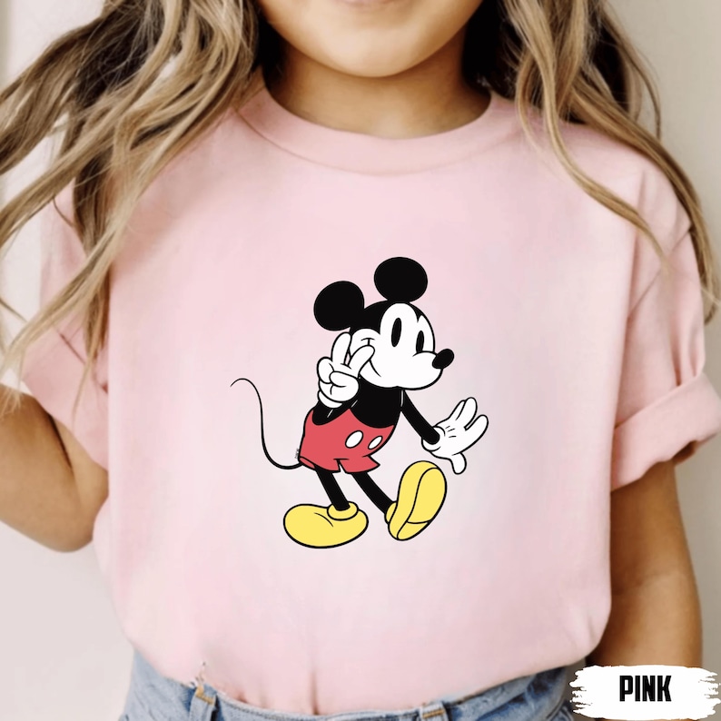Sudadera de Mickey Mouse para niño pequeño, camiseta clásica de Mickey para niño pequeño, suéter juvenil de Disney Mickey Mouse, camiseta de Mickey, mono de Disney Mickey Mouse imagen 3
