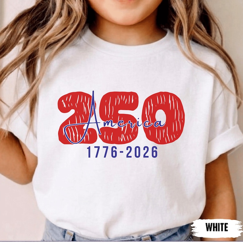 America 250th Anniversary Kids Shirt