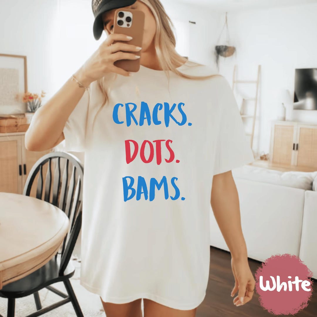 Comfort Colors Cracks Dots Bams Shirt, Funny Mahjong Game Day