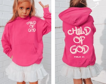 Sudadera juvenil "Niño de Dios", suéter infantil "Salmo de Corintios", camiseta inspiradora celestial, camiseta de Jesús, camiseta de fe, sudadera cristiana de regalo