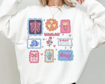 Xray Tech Sweatshirt, Radiology Sweatshirt, Xray Tech Gift, Rad Tech Sweatshirt, Rad Tech Gift, Healthcare Appreciation, Radiology Hoodie