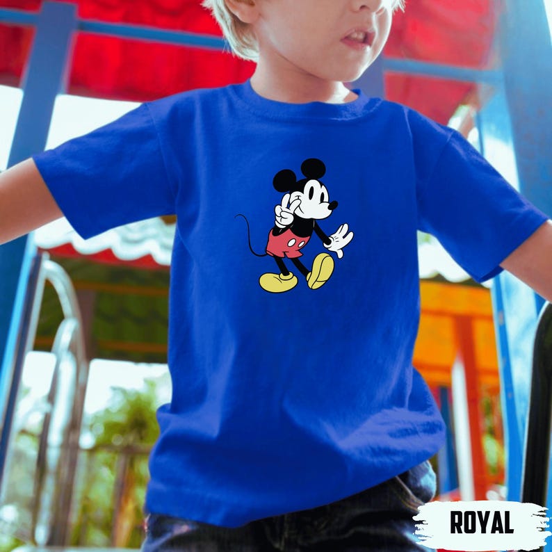 Sudadera de Mickey Mouse para niño pequeño, camiseta clásica de Mickey para niño pequeño, suéter juvenil de Disney Mickey Mouse, camiseta de Mickey, mono de Disney Mickey Mouse imagen 4