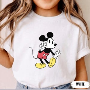 Sudadera de Mickey Mouse para niño pequeño, camiseta clásica de Mickey para niño pequeño, suéter juvenil de Disney Mickey Mouse, camiseta de Mickey, mono de Disney Mickey Mouse imagen 1