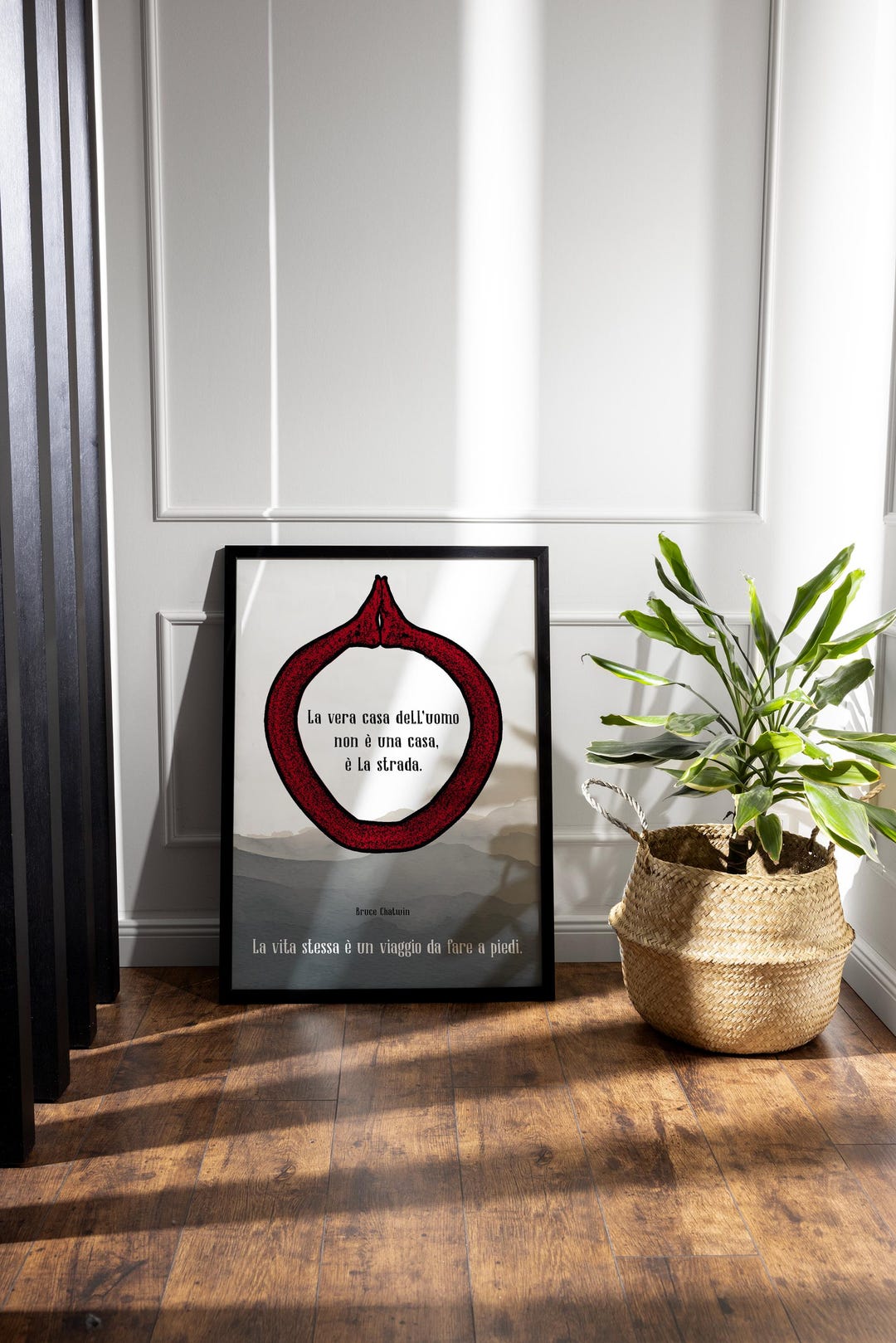 Poster With Motivational Phrase by Chatwin Reflection on the Inner Journey  and on Traveling as an Experience of Encounter - Etsy, image size:1080x1619