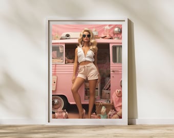 Arte digitale. Immagine divertente di BARBIE. Arte STAMPABILE dei tuoi migliori personaggi e goditi queste immagini per ogni occasione.