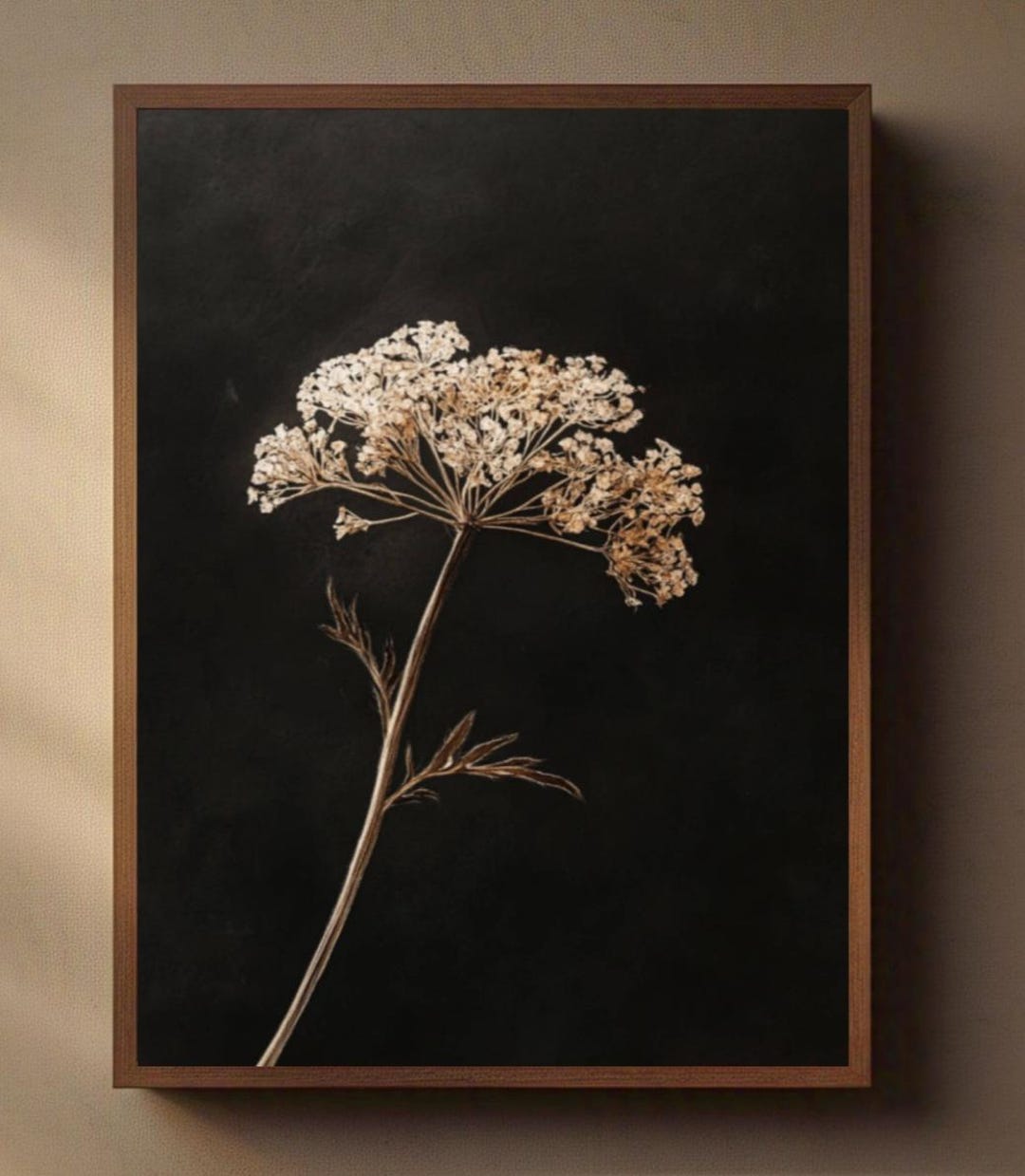 Moody Botanical Print -printable Floral Wall Art -dark Academia Vintage ...