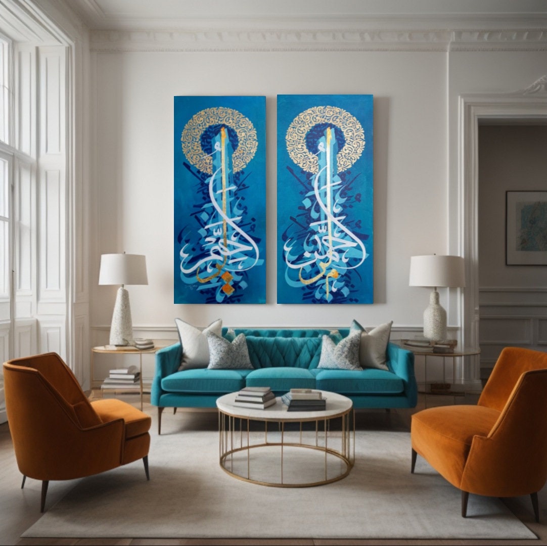 Islamic Wall Art Original Painting Painting on Canvas Islamic ...