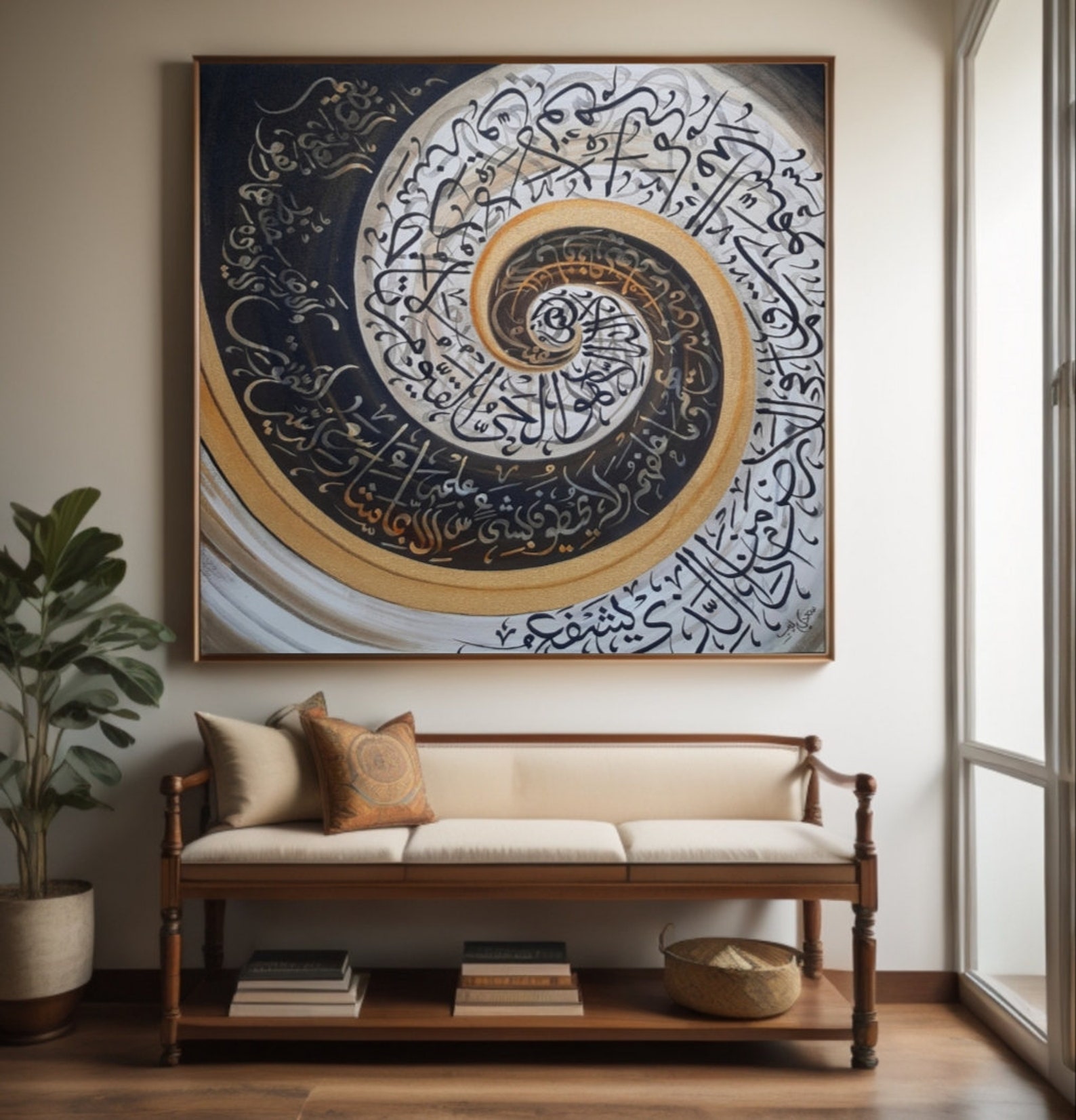 Islamic Wall Art Original Artwork Oil Painting Muslim Wall Art Islamic