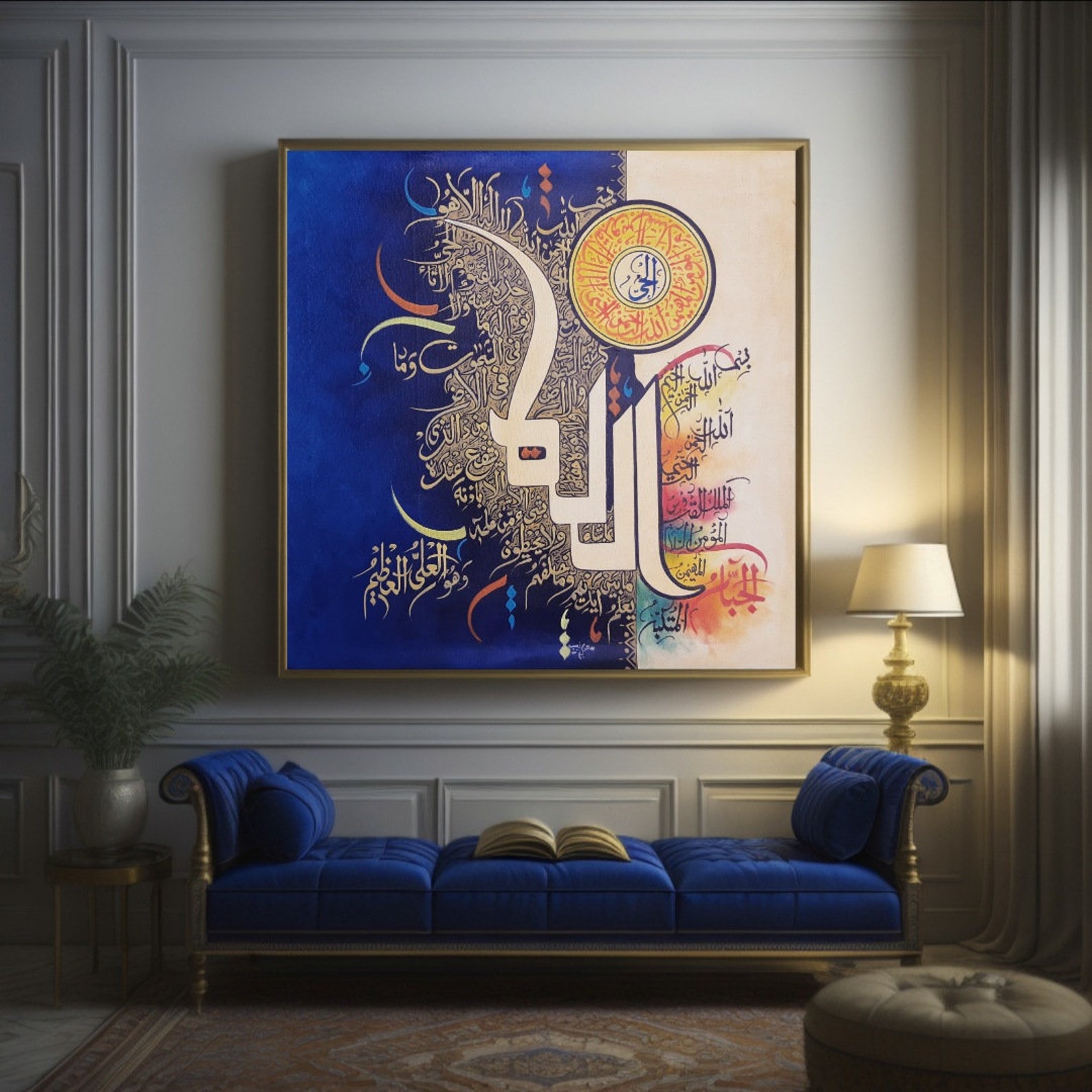 Islamic Wall Art Original Painting| Painting on Canvas Islamic ...