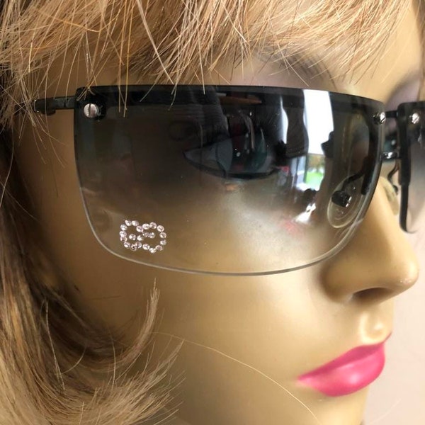 Lunettes De Soleil Femme En Forme De Cœur Avec Strass | Style Vintage | Protection UV400 | Branches 145mm