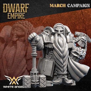 Dwarf Commander, Dwarf Empire, White Angel Miniatures