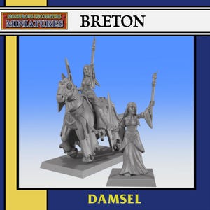Breton Damsel 2 Poses, Bretons, Monstrous Encounters