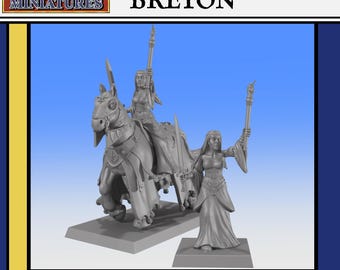 Breton Damsel 2 Poses, Bretons, Monstrous Encounters