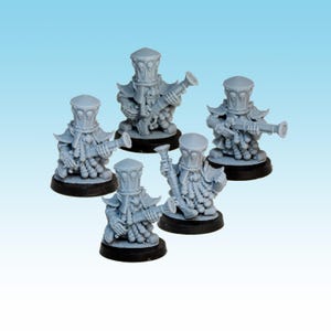MoM Miniatures Dark Dwarf Arquebusiers Chaos Dwarf