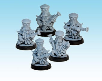 MoM Miniatures Dark Dwarf Arquebusiers Chaos Dwarf