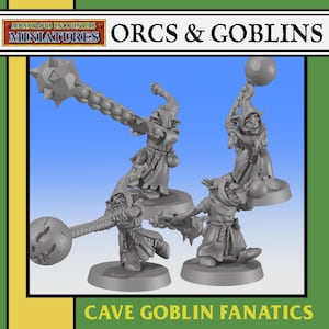 Cave Goblin Fanatics Unit, Orcs and Goblins, Monstrous Encounters