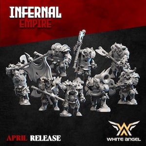 Infernal Heavy Orc, Infernal Empire, White Angel Miniatures