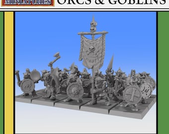 Goblin Unit, Orcs and Goblins, Monstrous Encounters