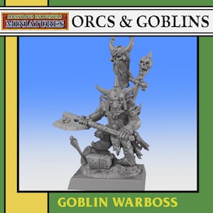 Goblin Warboss, Orcs and Goblins, Monstrous Encounters