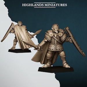 Aegean Elf Prince on Foot, Aegean Elves- Highlands Miniatures