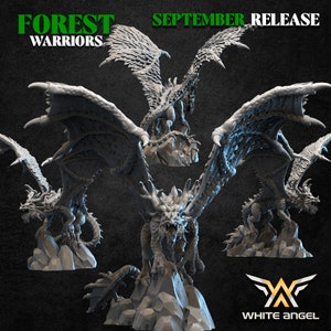 Forest Dragon, Forest Warriors, White Angel Miniatures