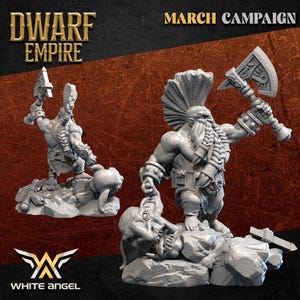 Troll Killer, Dwarf Empire, White Angel Miniatures