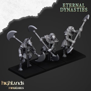 Anubis Guard Bows and Melee, Eternal Dynasties- Highlands Miniatures