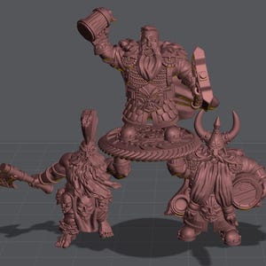 DawiAfterDark Dwarf Party, Dwarf Empire, White Angel Miniatures