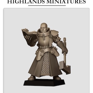 Sunland Battle Priests 3 poses! - Highlands Miniatures- Sunland -Highlands Miniatures