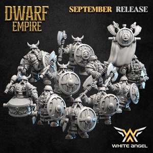 Dwarf Warriors, Dwarf Empire, White Angel Miniatures