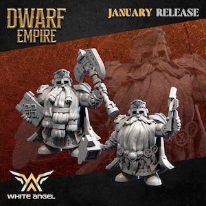 The Forger Dwarf, Dwarf Empire, White Angel Miniatures