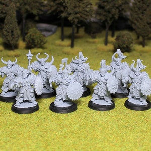 MoM Miniatures Northern warriors