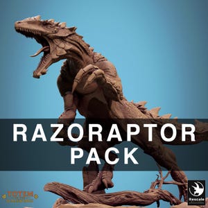 Pack Razoraptor, Miniaturas Rescale