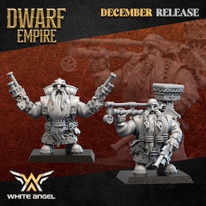 Dwarf Engineer, Dwarf Empire, White Angel Miniatures
