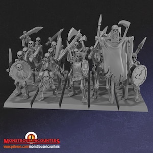 Skeleton Horde Unit, Undead, Monstrous Encounters