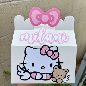 Kawaii Angel Kitty Party Gift Boxes