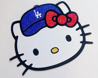 Dodgers Kawaii Kitty Centerpieces