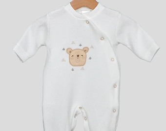 Babygrow Petit Ours Maille Cardée