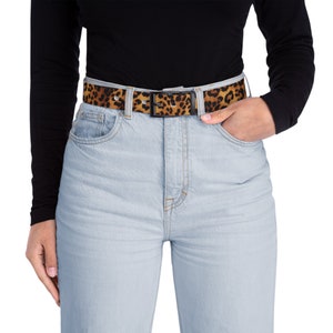 Leopard Print Belt