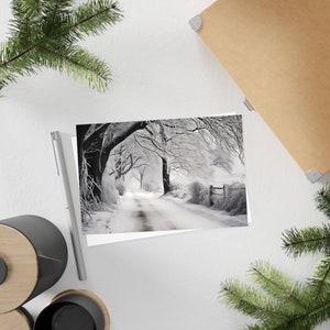 Cartes postales Snowy Lane (10 pièces)