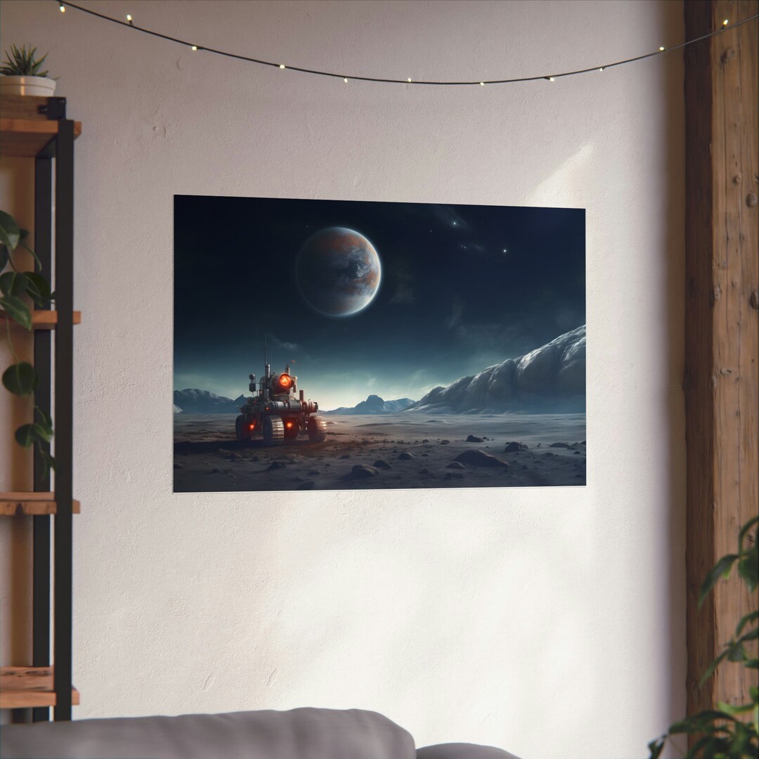 Solar Rover Posters Matte Space Rover Poster - Etsy
