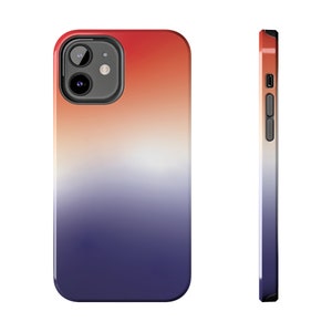 Red, White, & Blue Gradient Tough Phone Case