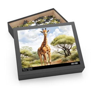 Giraffe in the Safari Puzzle