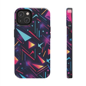 Neon Pattern Tough Phone Case