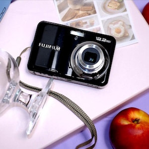 BOXED Fujifilm AV200 finepix AV205 black |Tested vintage digital camera 2000s Y2K digicam CCD