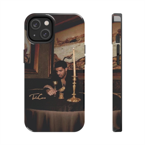 Drake Take Care Tough Phone Cases, Rap Vintage Rap Hip-Hop Phone Case, Gift for him, Gift for her, iPhone 7, 8, X, 11, 12, 13, 14 & more
