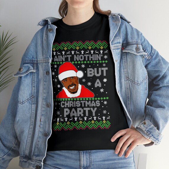 Tupac ugly christmas sweater sale