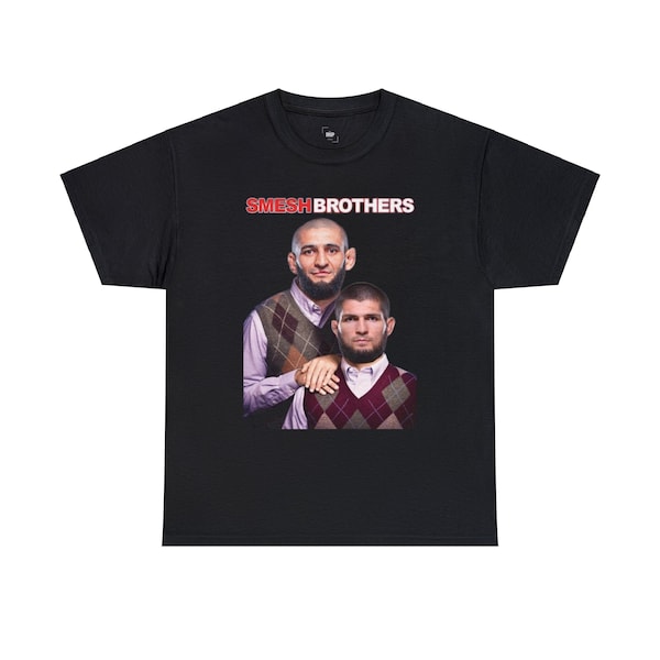 Smesh Brothers Chemise UFC 297 Khabib Nurgamedov t-shirt ufc mma Khamzat Chimaev années 90 Rétro Champions Fans vintage Graphic Tee Sport Gift UFC